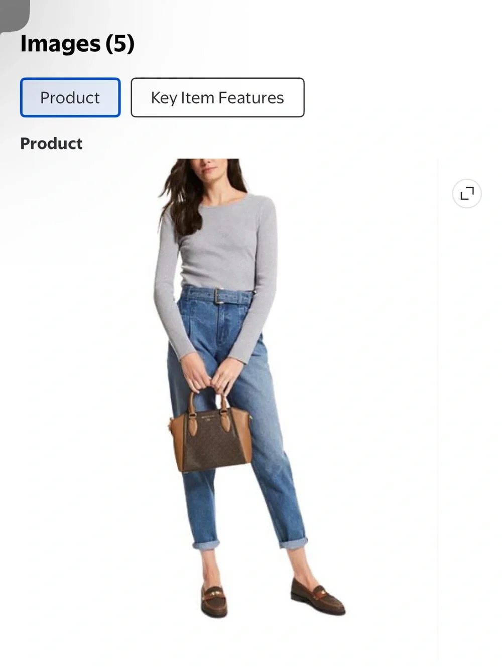 Michael Kors Brown & Tan Signature Satchel